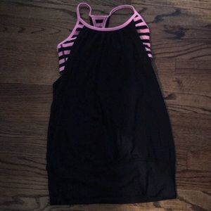 Lululemon tank with built in sports bra - size 4